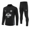 Manchester City Sweat d'Entraînement Quarter-Zip 2025-26 Noire Pour Homme